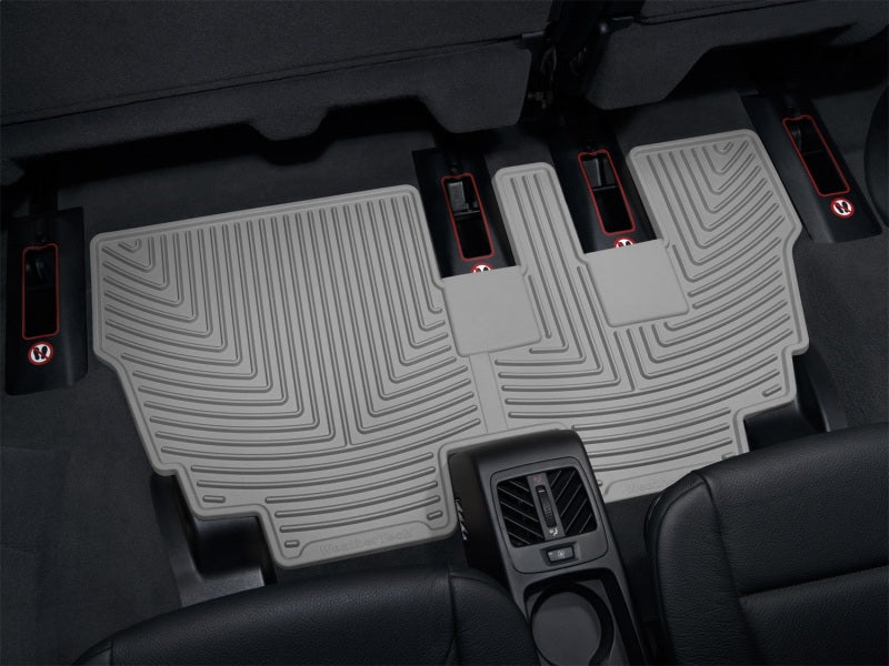 WeatherTech 07-13 BMW X5 Rear Rubber Mats - Grey