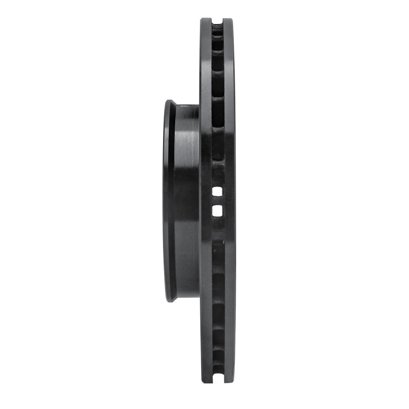 R1 06-12 Dodge Attitude (Mexico) Front Left Drilled & Slotted Black Brake Rotor