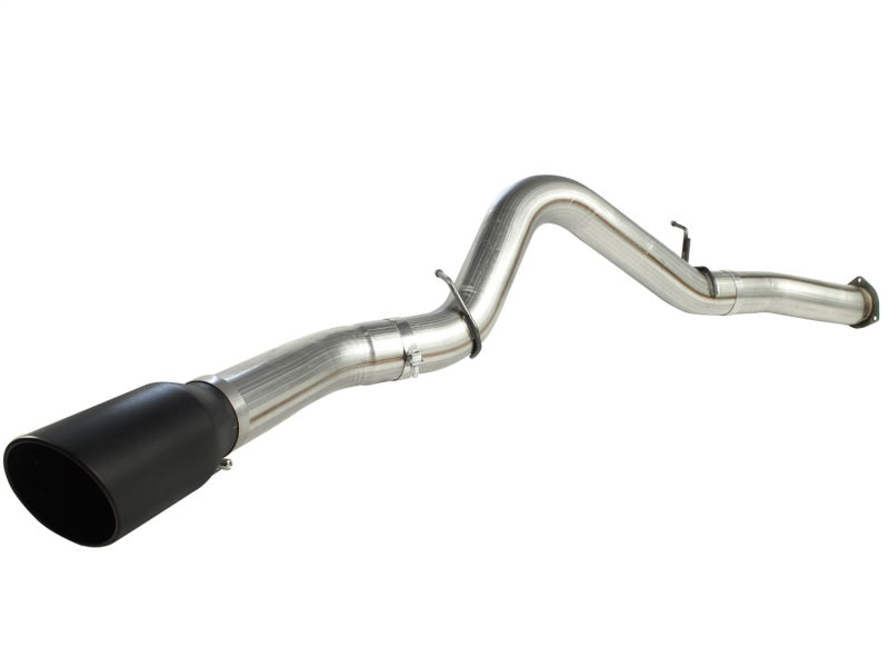 aFe MACH Force XP Exhaust 5in DPF-Black, GM Diesel Trucks 07.5-10 V8-6.6L 9(td) LMM