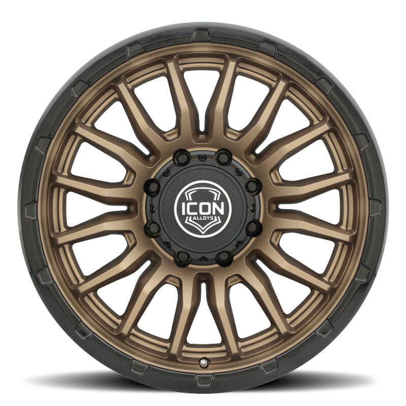 ICON Alloys Cajon 20x9 / 8x6.5 / 12mm / 5.5in BS Satin Bronze Wheel w/ GB Lip