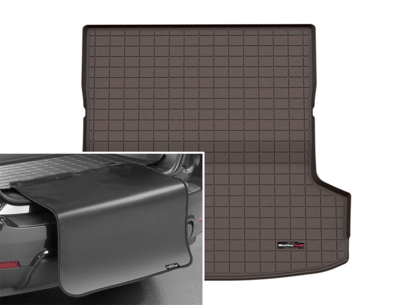 WeatherTech 2024 Kia EV9 Cargo Liner w/Bumper Protector - Cocoa