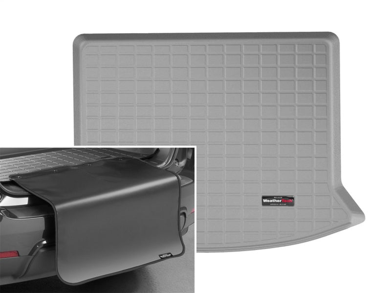 WeatherTech 2019+ Cadillac XT4 Cargo Liner w/ Bumper Protector - Grey