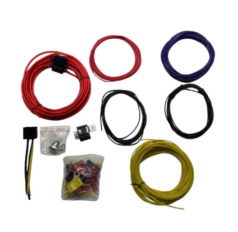 Kleinn 10 Gauge Compressor Wiring Kit/ 40A Relay/ 26 ft w/ AGU Fuse Holder
