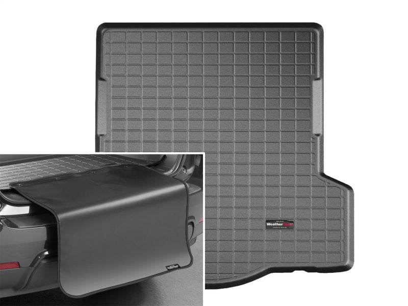 WeatherTech 2013+ Lincoln MKZ (Non Hybrid) Cargo Liner w/Bumper Protector - Black