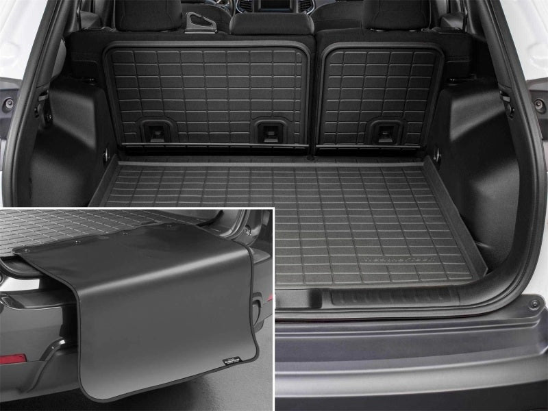 WeatherTech 21-26 Cadillac Escalade Behind Seating w/Bumper Protector SeatBack Cargo Liner - Black