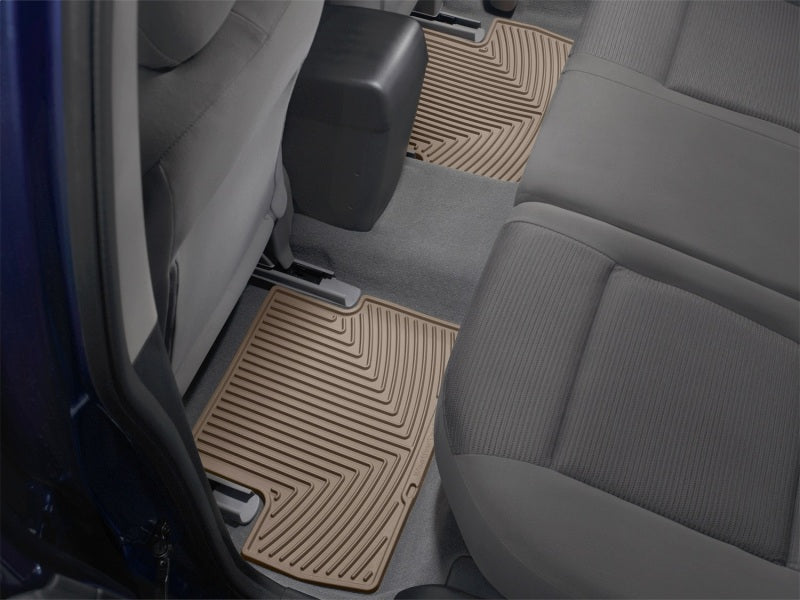 WeatherTech 07-12 Nissan Sentra Rear Rubber Mats - Tan