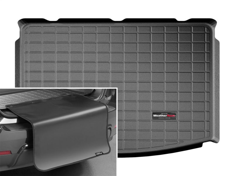 WeatherTech 2016+ Mazda CX-3 (Installed On Top of Tray) Cargo Liner w/ Bumper Protector - Black