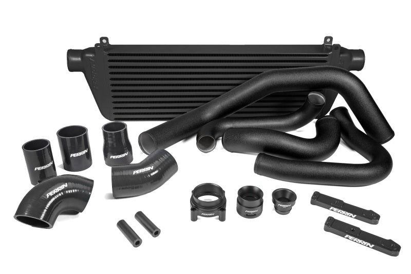 PERRIN 22-26 Subaru WRX Front Mount Intercooler Kit (Black Tubes & Black Core)