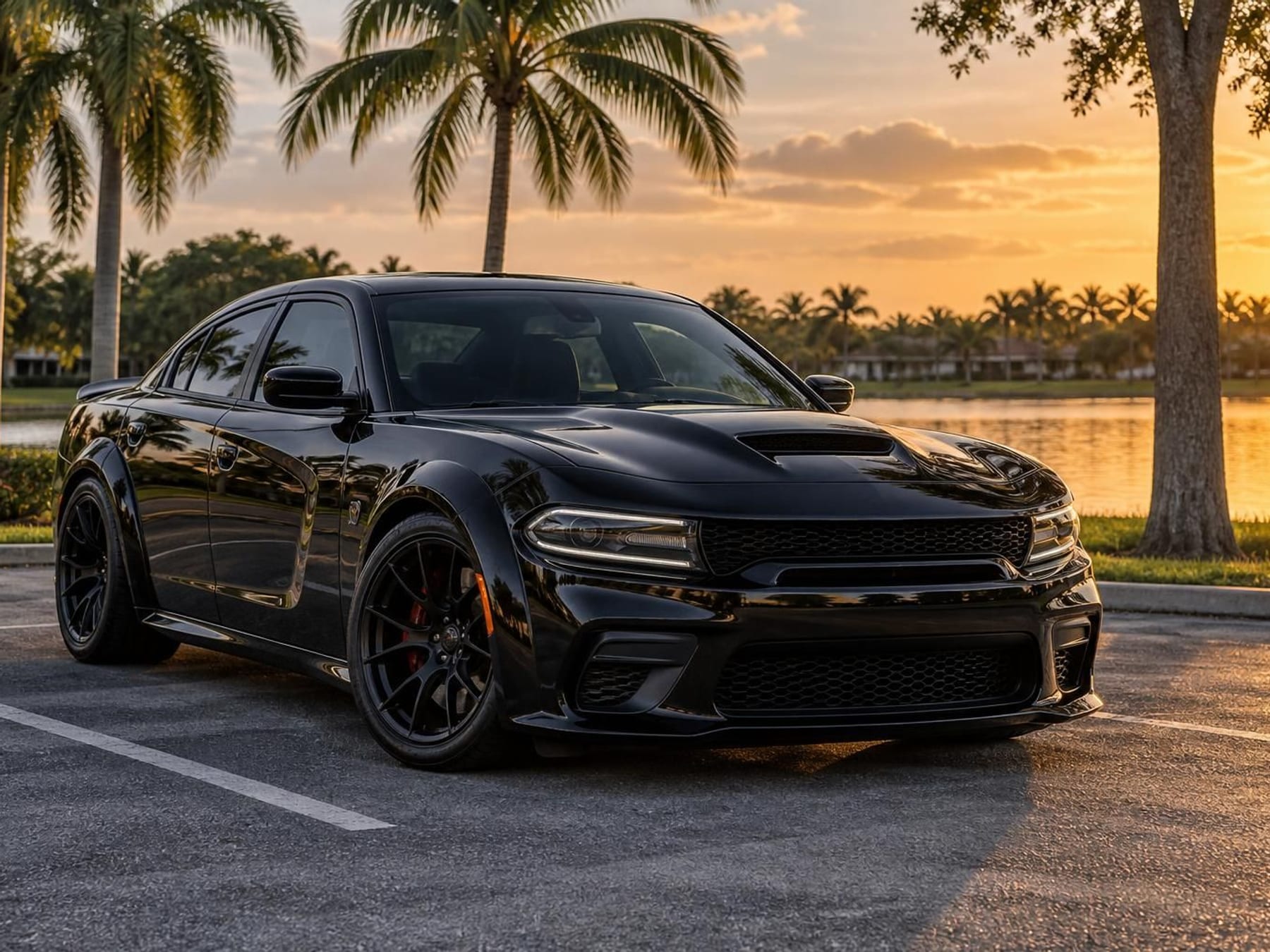 Illustrative image of a Dodge Charger Scat Pack, created for the Velocity Factor Charger and Challenger build guide